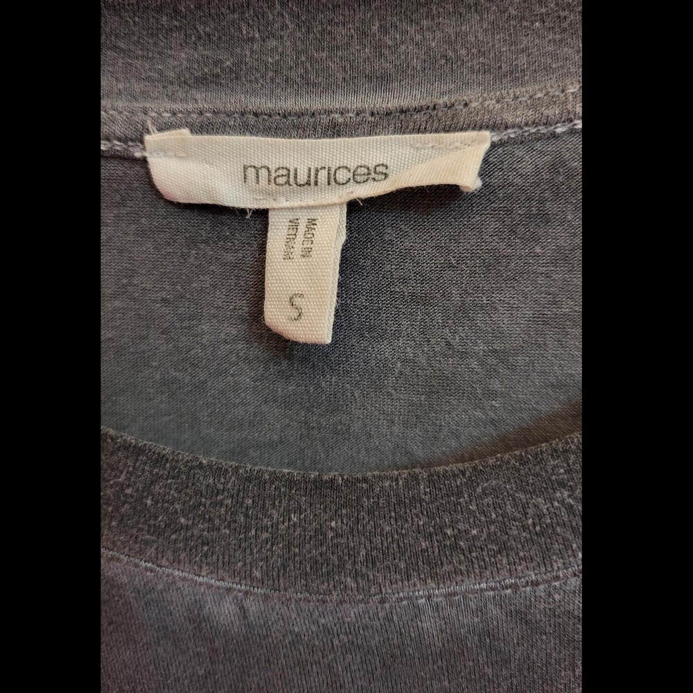 🌿Women's Small Gray Distressed Nashville Graphic Tee Vintage Style Music City - Picture 5 of 12
